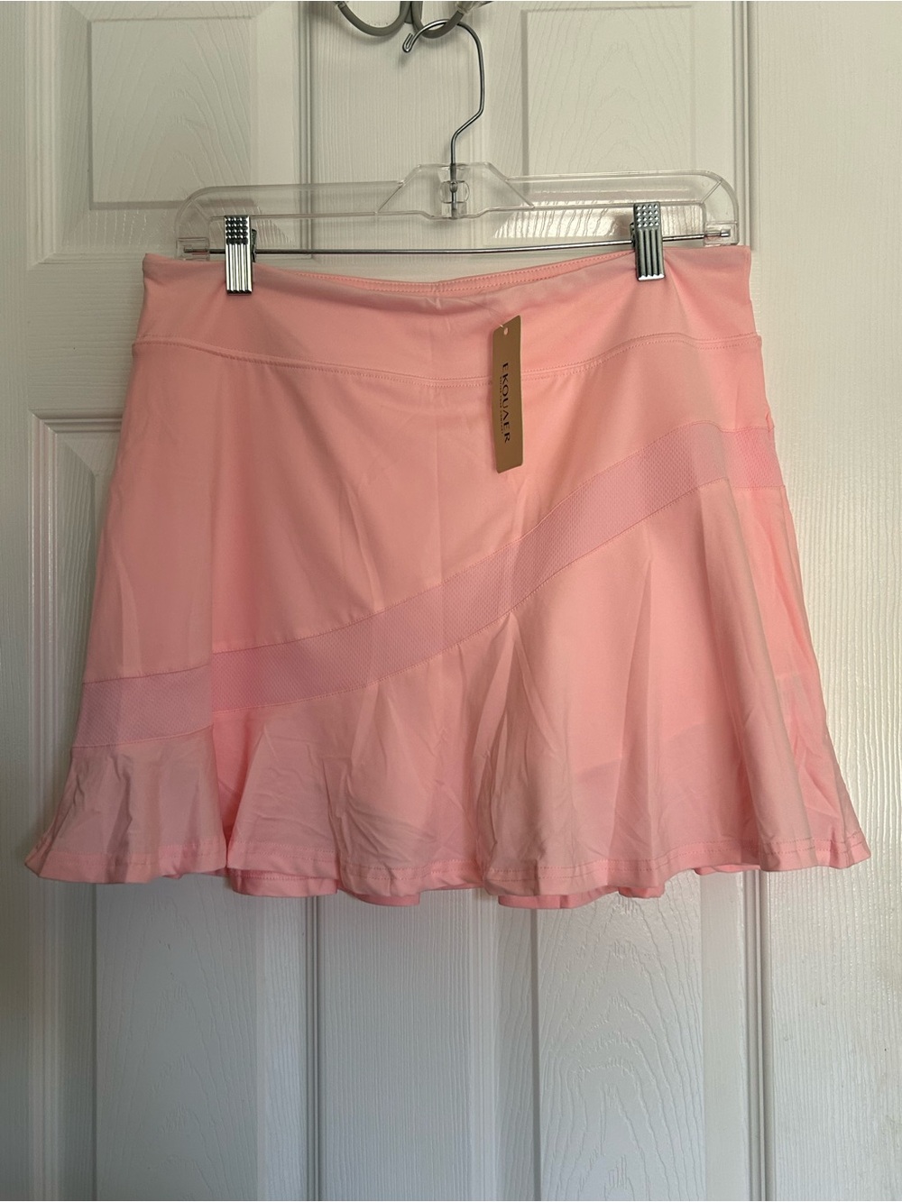 Ekouaer women’s miniskirt with built in shorts